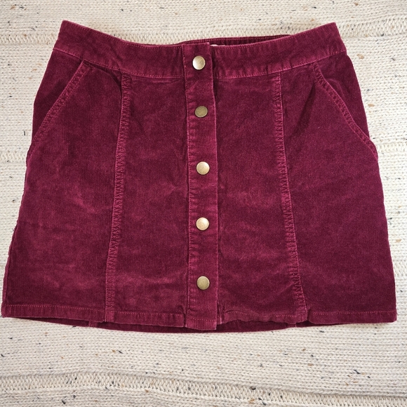Altar'd State Red Mini Pencil Skirt for Casual Wear - Picture 1 of 4